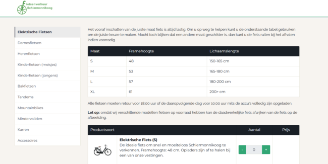 Fiets reserveren bij Fietsverhuur Schiermonnikoog